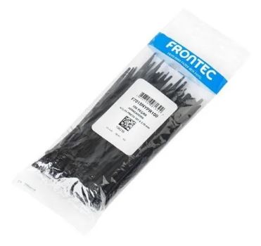 ABRACADEIRA NYLON PRETA FRONTEC 209X2,52 100 PCS