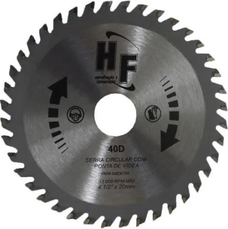 DISCO 41/2x20 WIDEA 40 DENTES HF