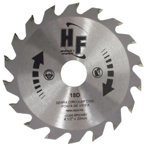 DISCO 41/2x20 WIDEA 18 DENTES HF