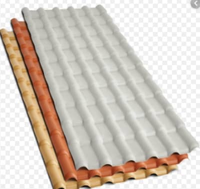 TELHA PVC PLANA 2,42X0,88 6 ONDAS MARFIM AFORT