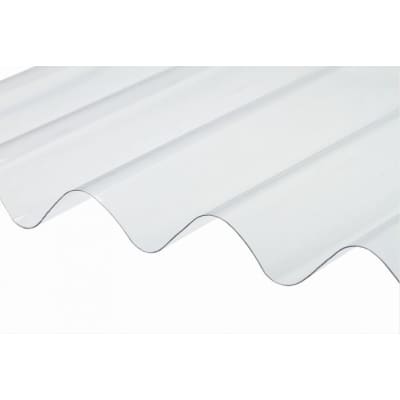 TELHA PVC 2,44X1,10 TRANSPARENTE AFORT