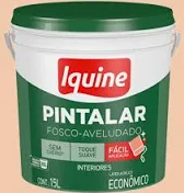 BALDE IQUINE PINTALAR VINIL ACRILICO PESSEGO 15LT
