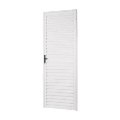 PORTA VENEZIANA BRANCA 210X80 DIREITA SAO GABRIEL