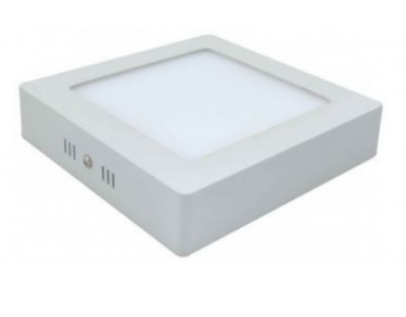 LUMINARIA SOBREPOR LED QUADRADA 12W 6K LLUM